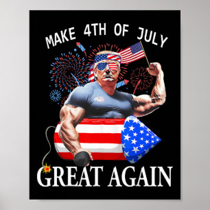 Poster Trump rend 4 juillet grand à nouveau Trump 202