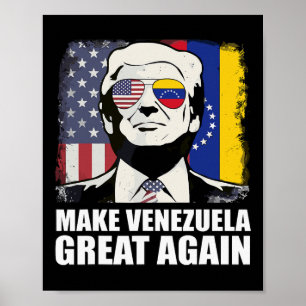 Poster Trump rend à nouveau la Vénézuela grande _3