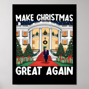 Poster Trump rend Noël super à nouveau drôle Pajama de No