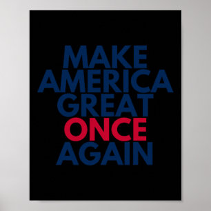 Poster Trump rend sa grandeur à l'Amérique une fois de pl