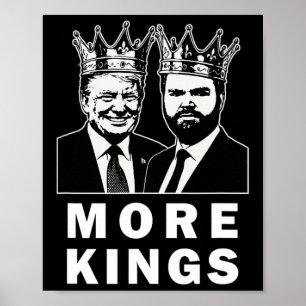 Poster Trump Roi Patriotique Fête De L'Indépendance 4 Jui