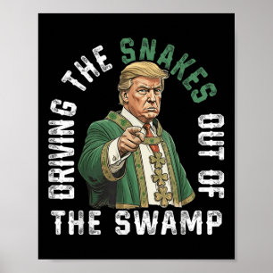 Poster Trump Sortit Les Serpents Du Marais