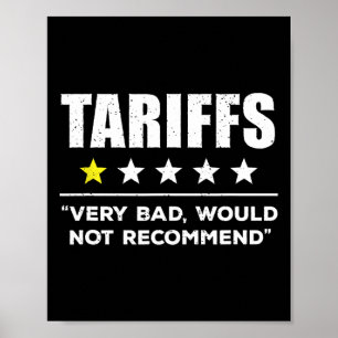 Poster Trump Tarif Usa Ne Recommanderait Pas Les Tarifs D