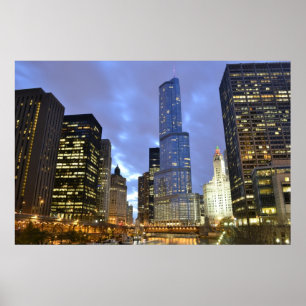 Poster Trump Tower sur le fleuve