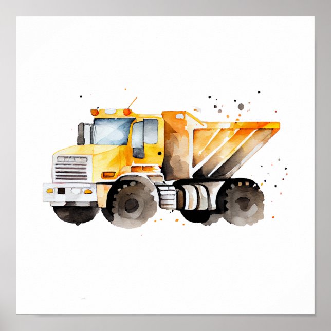 Poster Trump Truck Wall Art (Devant)