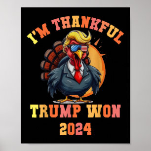 Poster Trump Turquie Mème Drôle Je Remercie Trump de l'av