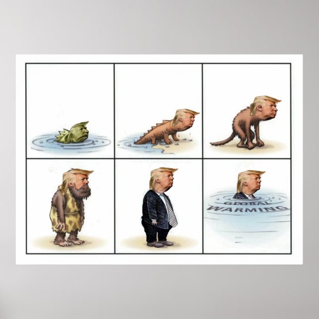 Poster Trump visite Houston (Devant)