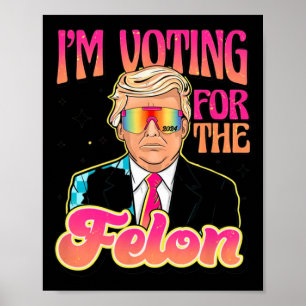Poster Trump Votez 4 Trump 2024 Dons