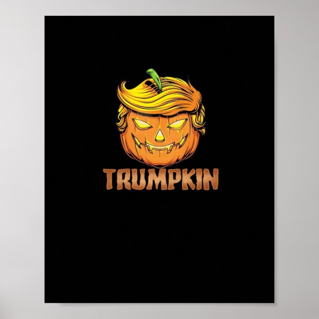 Poster Trumpkin - Citrouille d'Halloween (Devant)