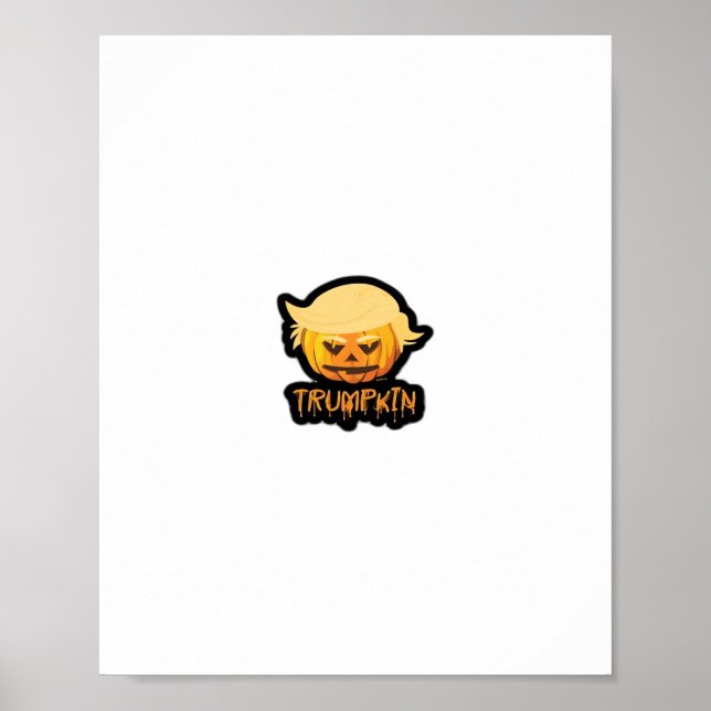 Poster Trumpkin Classic - Retro Costume Slogan (Devant)