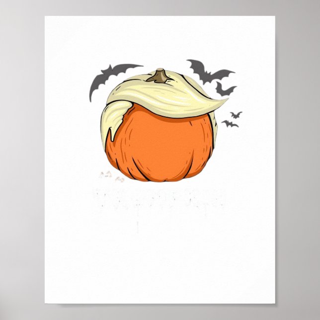Poster Trumpkin, Donald Halloween (Devant)