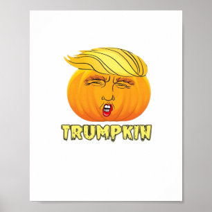 Poster Trumpkin - Effrayant bon Citrouille