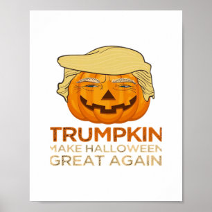 Poster Trumpkin Halloween Funny Classic