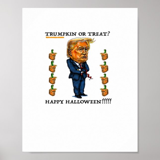 Poster Trumpkin Ou Traiter Classique (Devant)