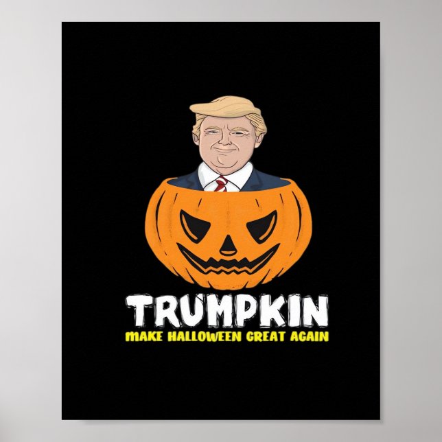 Poster Trumpkin Rendre Halloween grand à nouveau classiqu (Devant)