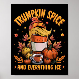 Poster Trumpkin Sce et tout glaçon libéral automne Hallo