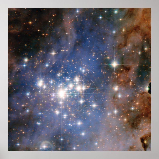 Poster Trumpler Star Cluster 14. (Devant)