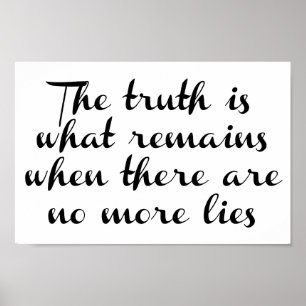 Poster Truth Remains
