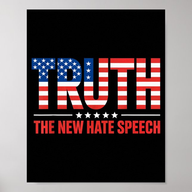 Poster Truth The New Hate Speech Litical Correctness Usa  (Devant)
