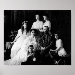 Poster Tsar Nicholas II et sa famille - 1913