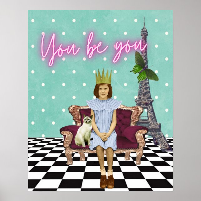 Poster Tu Es L'Autonomie De L'Art Pop Girl (Devant)