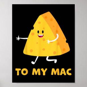 Poster Tu es le fromage à mon Mac Drôles de couples assor