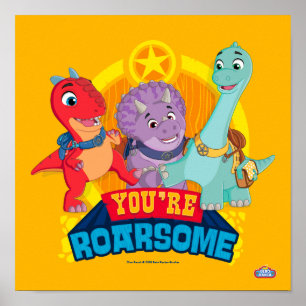 Poster Tu es Roarsome Dino Ranch