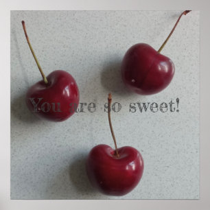 Poster Tu Es Tellement Sweet Cherry