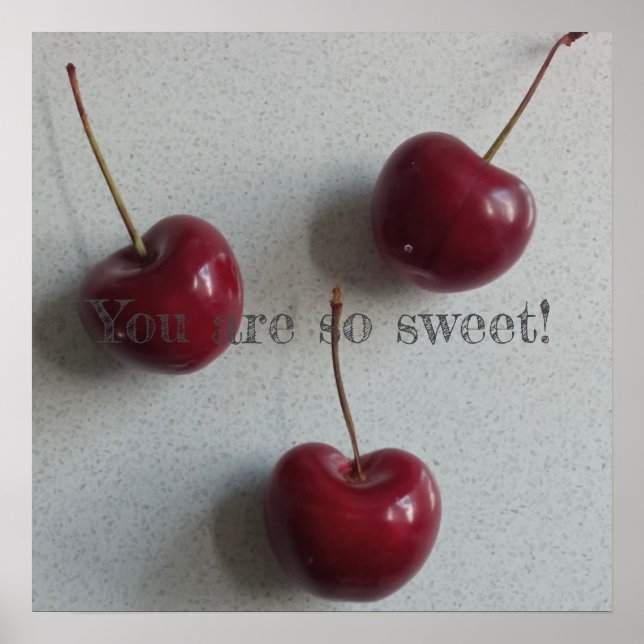 Poster Tu Es Tellement Sweet Cherry (Devant)