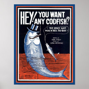 Poster Tu Veux Du Codfish ? Couverture du livre