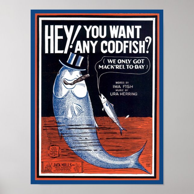 Poster Tu Veux Du Codfish ? Couverture du livre (Devant)
