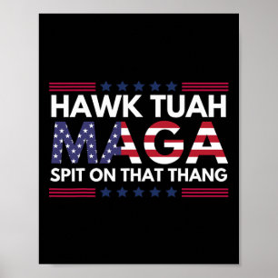 Poster Tuah Crache Sur Cette Chose Parodique Maga Mainten