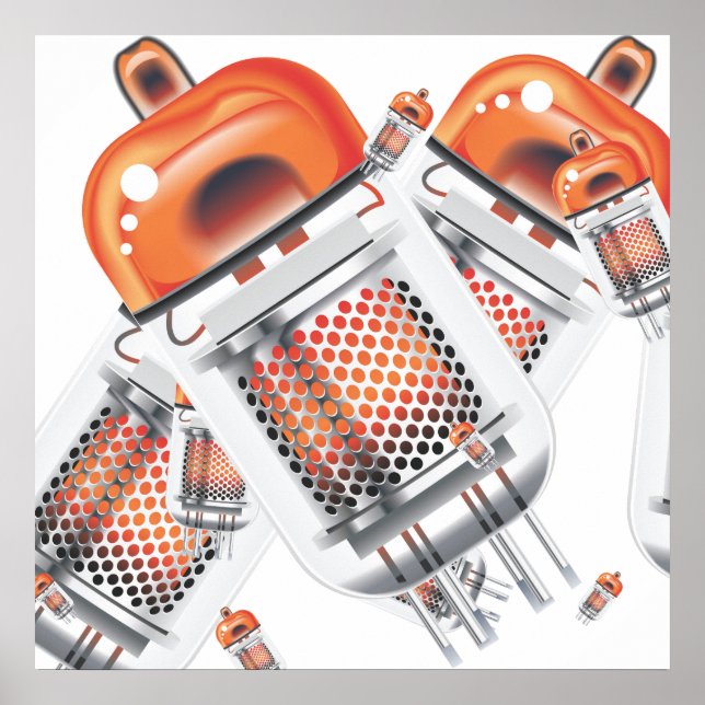 Poster Tubes à rayons cathodiques (Devant)