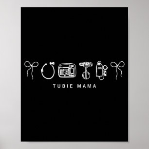Poster Tubie maman coquette de sensibilisation à la G-Tub