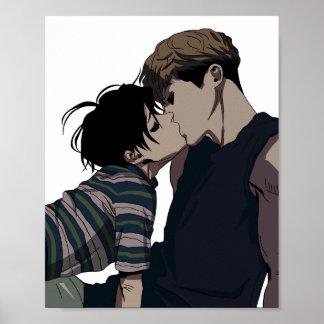 Poster Tuer Staler Kiss