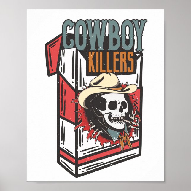 Poster Tueurs de cowboys occidentaux (Devant)