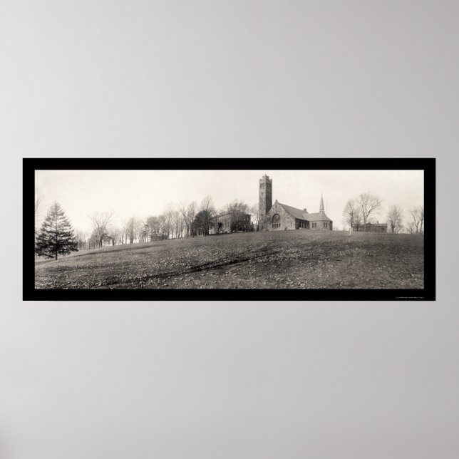 Poster Tufts College Medford Photo 1910 (Devant)
