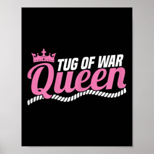 Poster Tug De La Reine De Guerre Conception Pour Un Venti