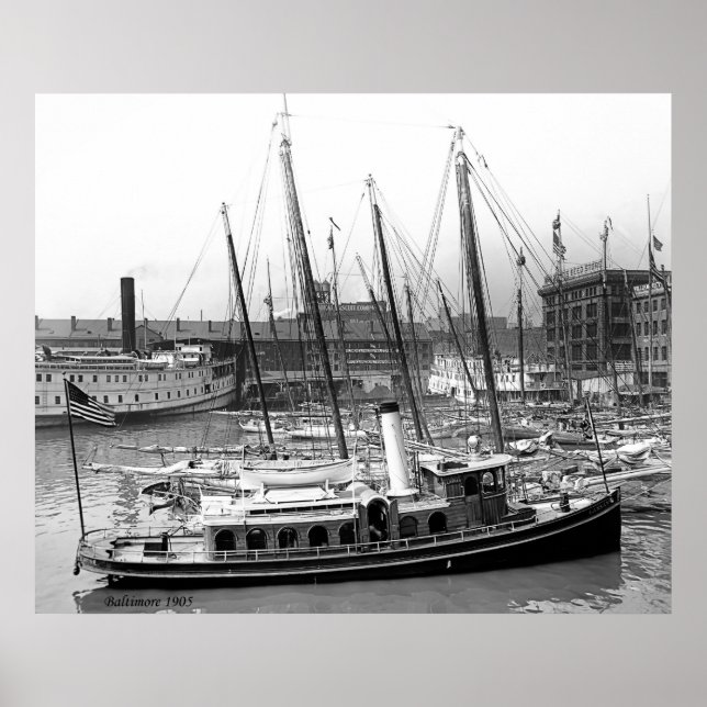 Poster Tug & Luggers (Devant)