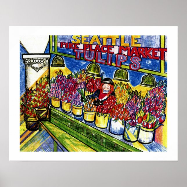 Poster Tulip Lady (Devant)