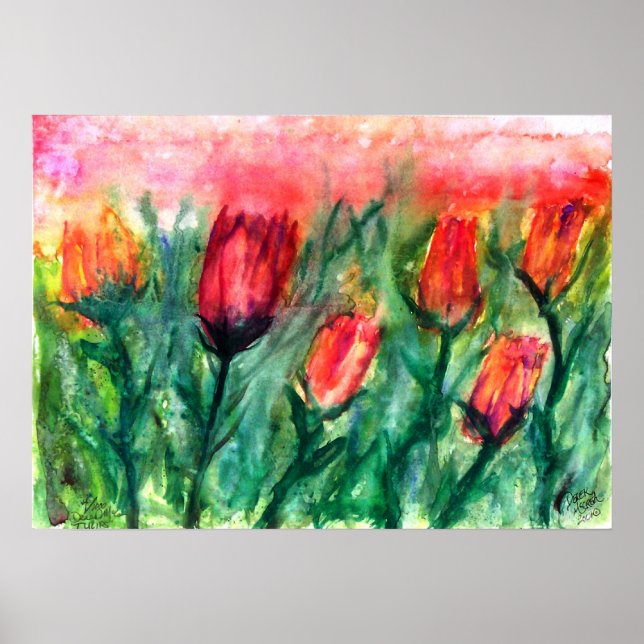 Poster tulipes (Devant)