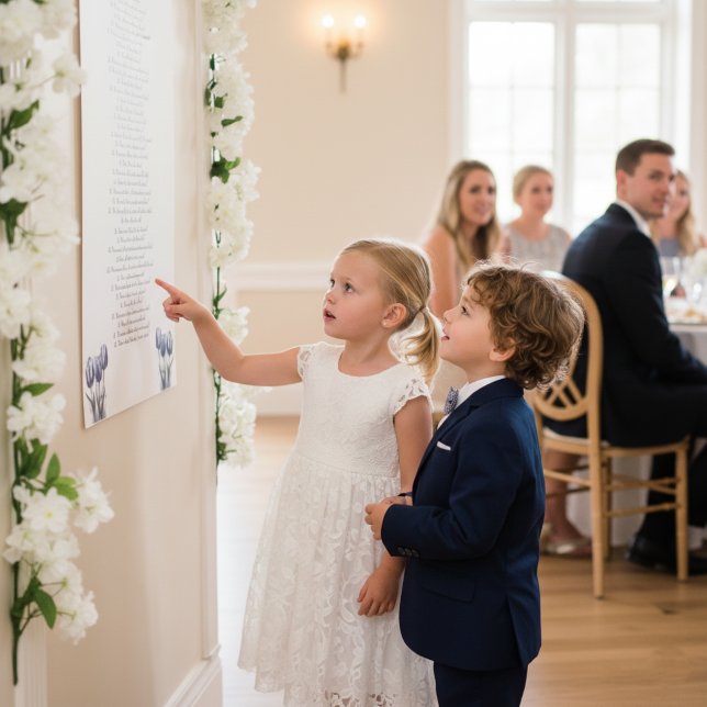 Poster Tulipes dans Delft Blue personnalisable (Créateur téléchargé)