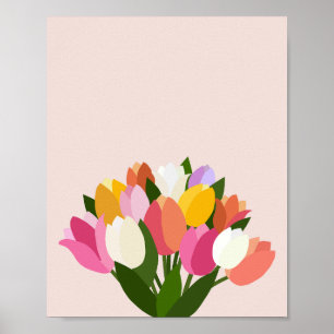 Poster Tulipes fraîches 05
