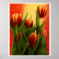 Tulipes Mur Plus Petit Suspendu Art Le MUSÉE Zazzl