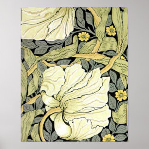 Poster Tulipes Pimpernel Art Botanique de William Morris