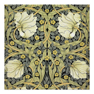 Poster Tulipes Pimpernel Art Botanique de William Morris