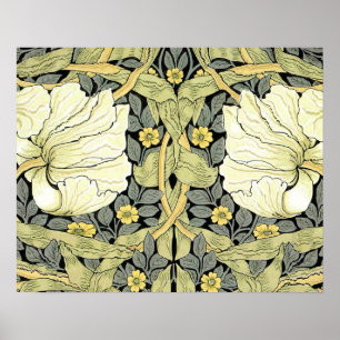 Poster Tulipes Pimpernel Art Botanique de William Morris