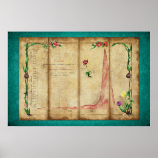 Poster Tulipomania Graph (mint)