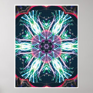 Poster Tulips Kaleidoscope