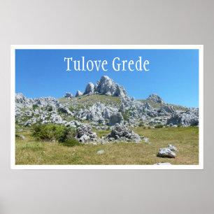 Poster Tulove Grede, Dalmatie, Croatie